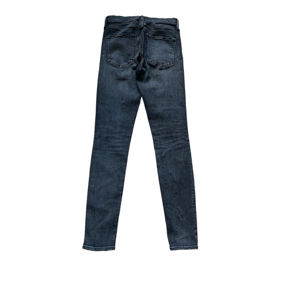 AGOLDE Sophie High Rise Distressed Skinny In Dark Gray Silence Wash Size 28 - Picture 4 of 13